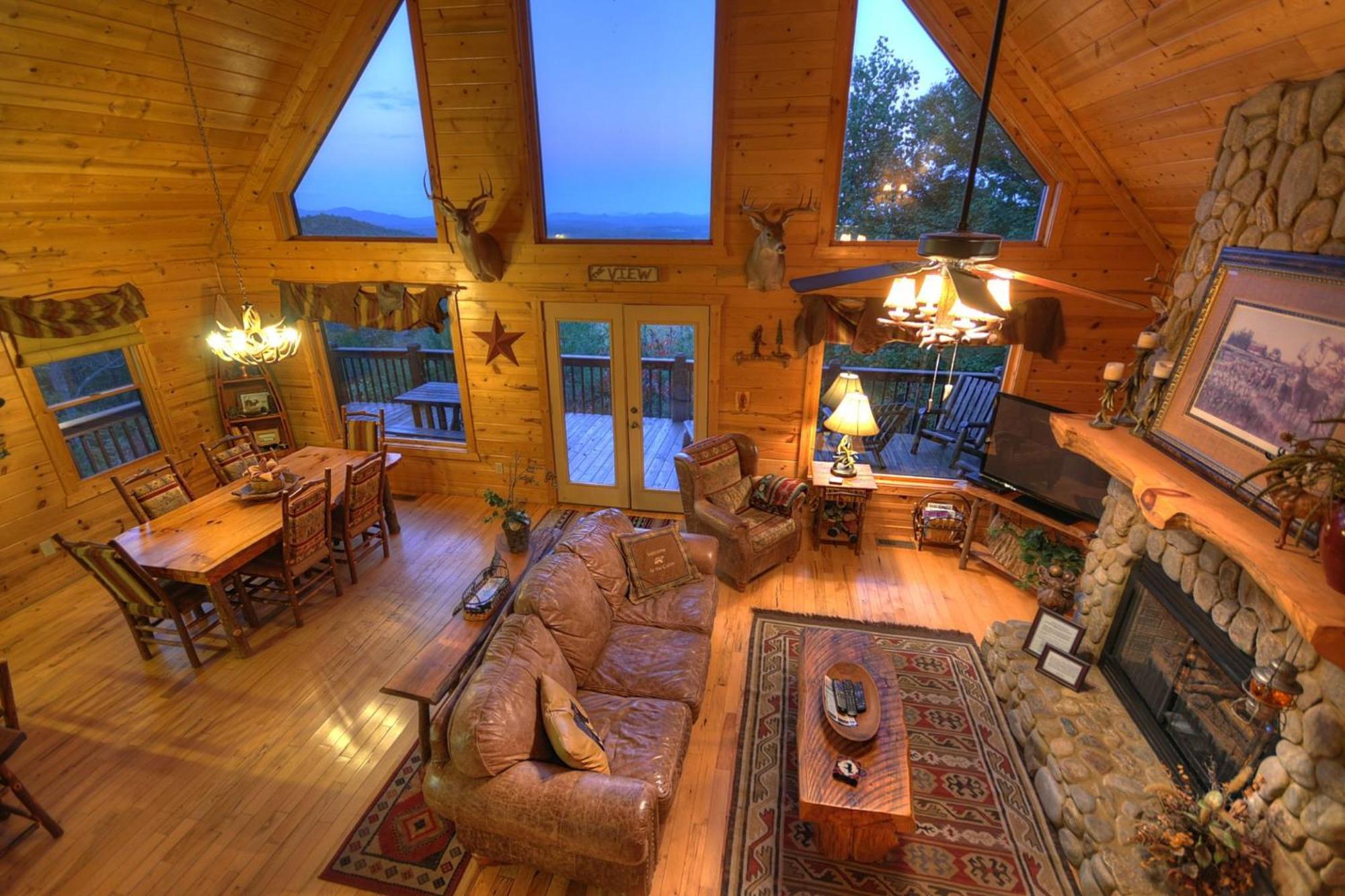 The View Sweeping Mountain Views Gas Fireplace Game Room Hot Tub Blue Ridge Exterior photo
