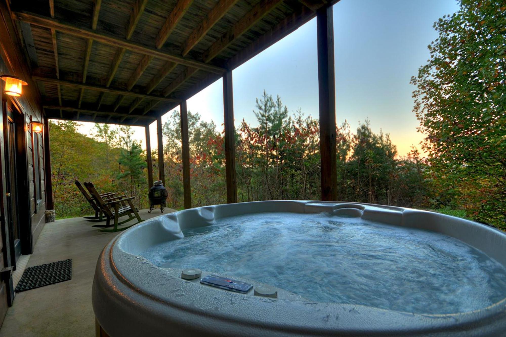 The View Sweeping Mountain Views Gas Fireplace Game Room Hot Tub Blue Ridge Exterior photo