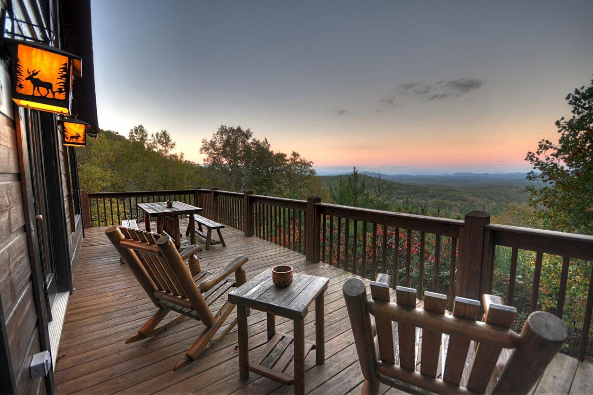 The View Sweeping Mountain Views Gas Fireplace Game Room Hot Tub Blue Ridge Exterior photo
